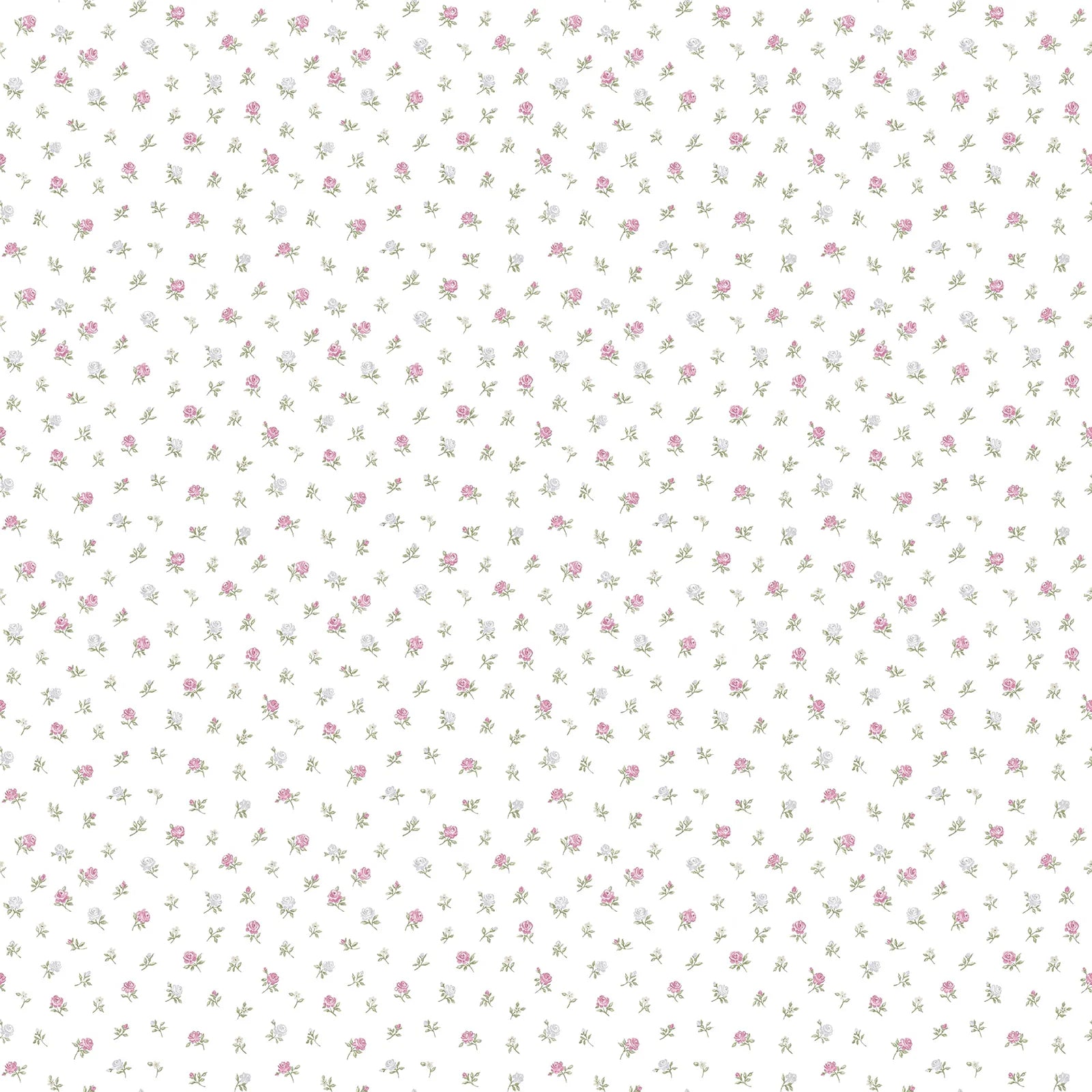Fiori Country - Sweetpea botanical wallpaper Parato Roll Pink 12336