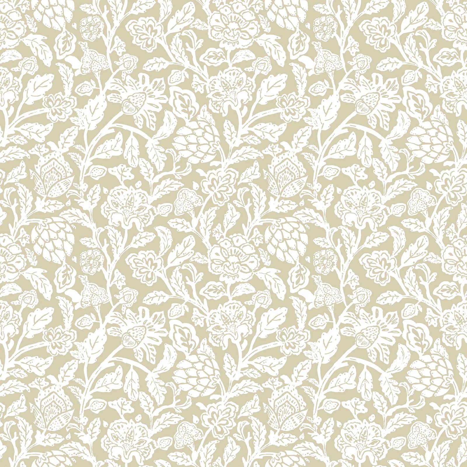 Fiori Country - Petunia botanical wallpaper Parato Roll Yellow 12347