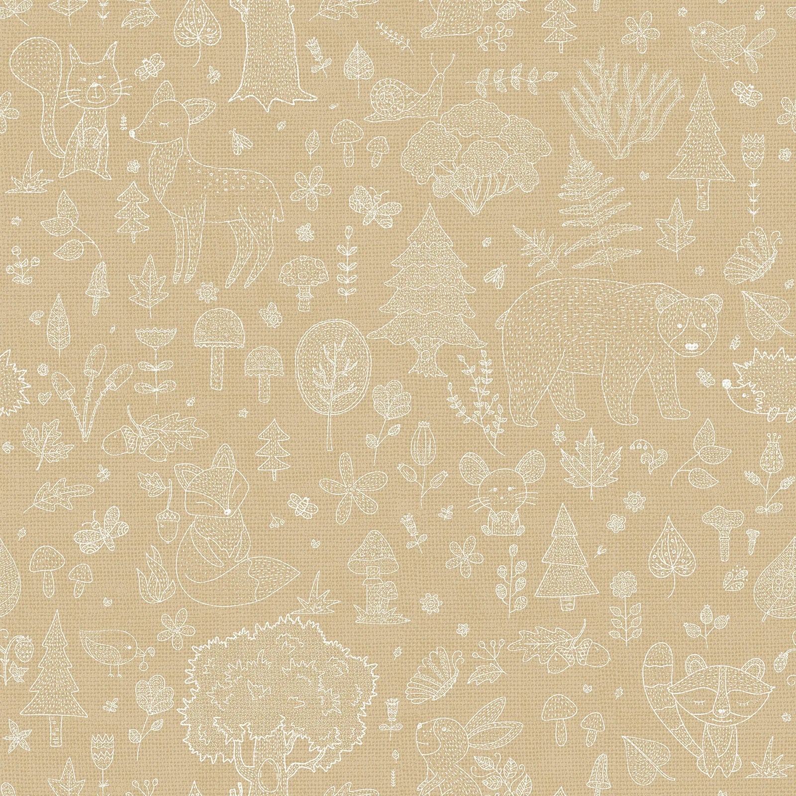 Happy - Adventure Awaits kids wallpaper Parato Roll Yellow 14808