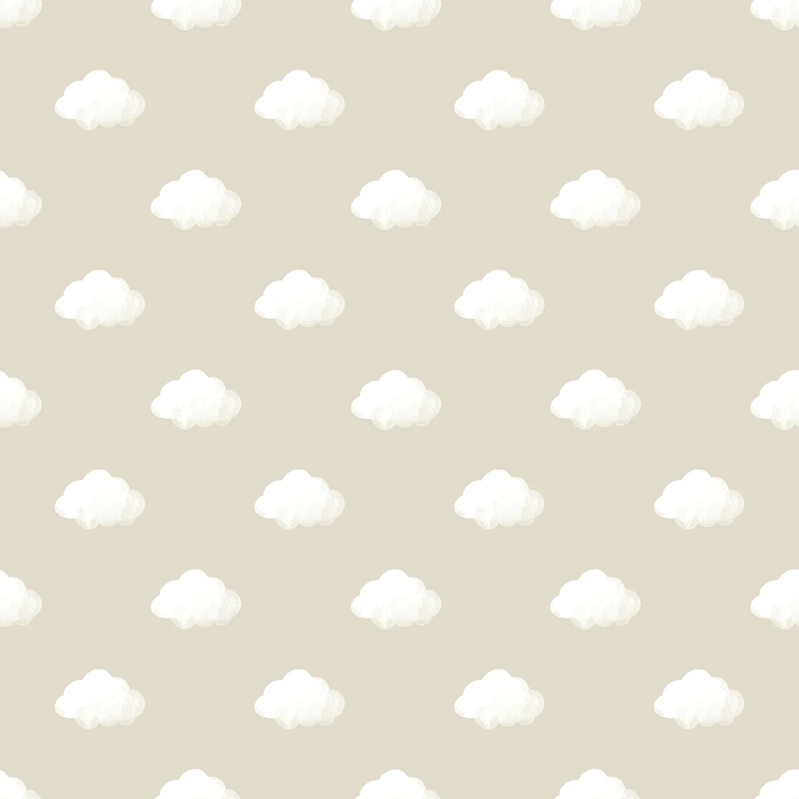 Happy - Cloud Canopy kids wallpaper Parato Roll Beige 14832