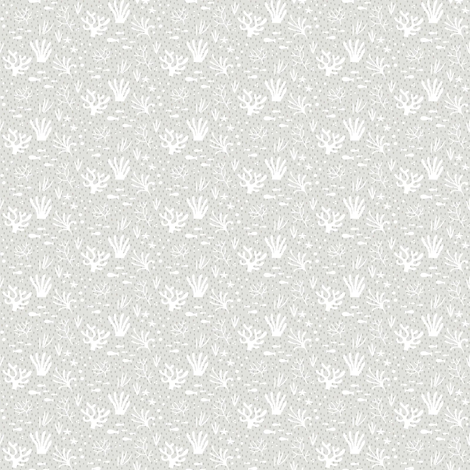Happy - Under the Sea kids wallpaper Parato Roll Grey 14853