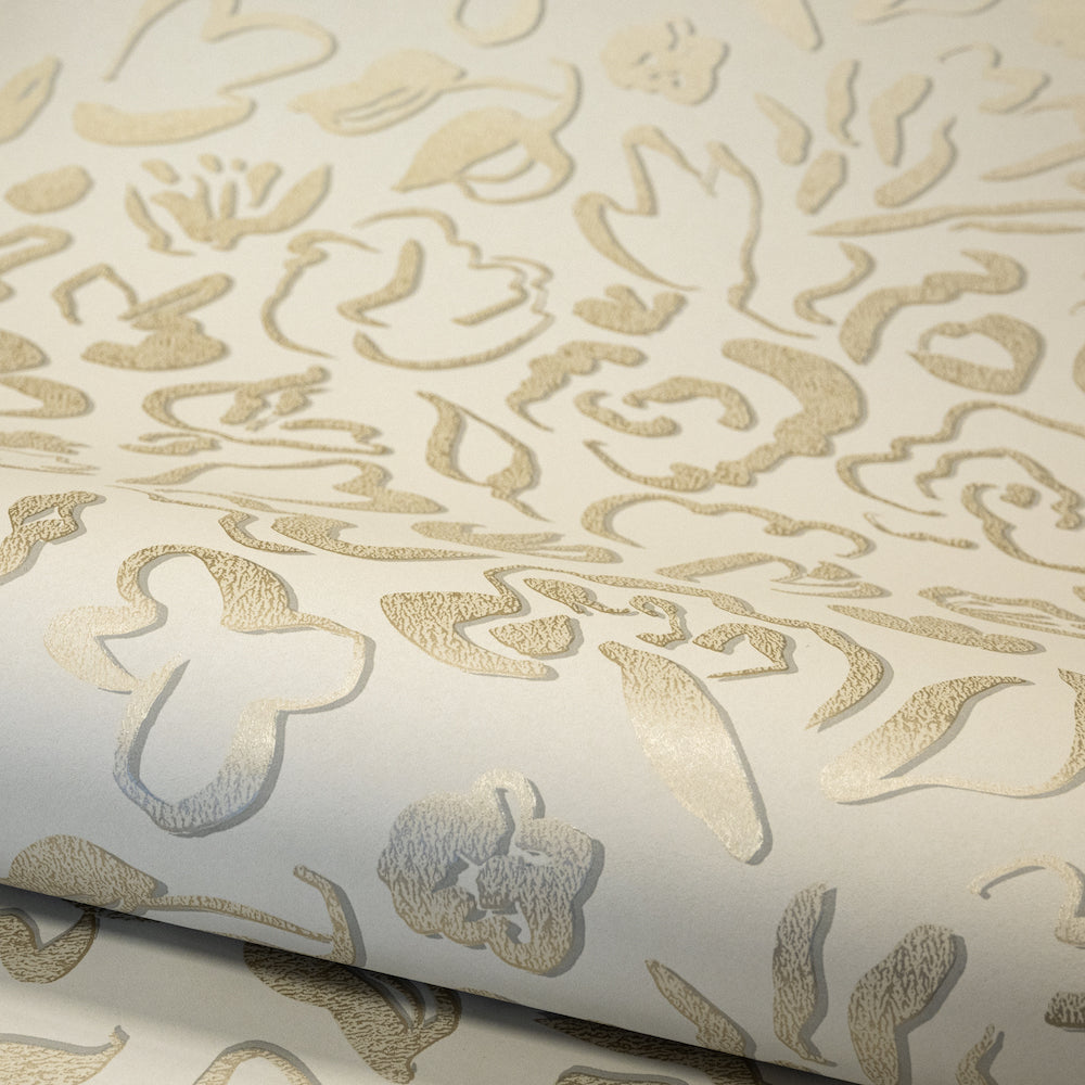 Salt & Pepper - Fiore botanical wallpaper Hohenberger    