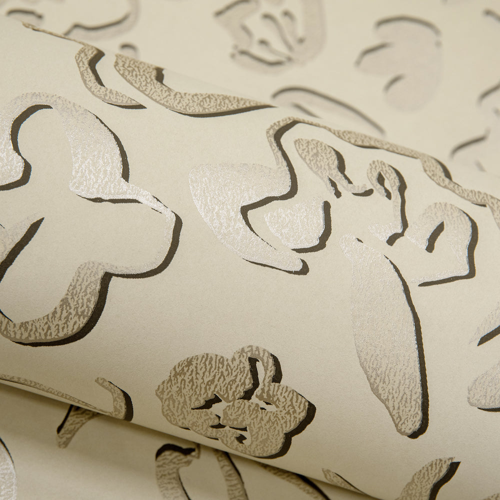 Salt & Pepper - Fiore botanical wallpaper Hohenberger    
