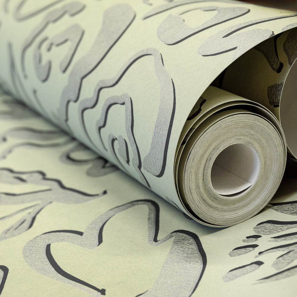 Salt & Pepper - Fiore botanical wallpaper Hohenberger    
