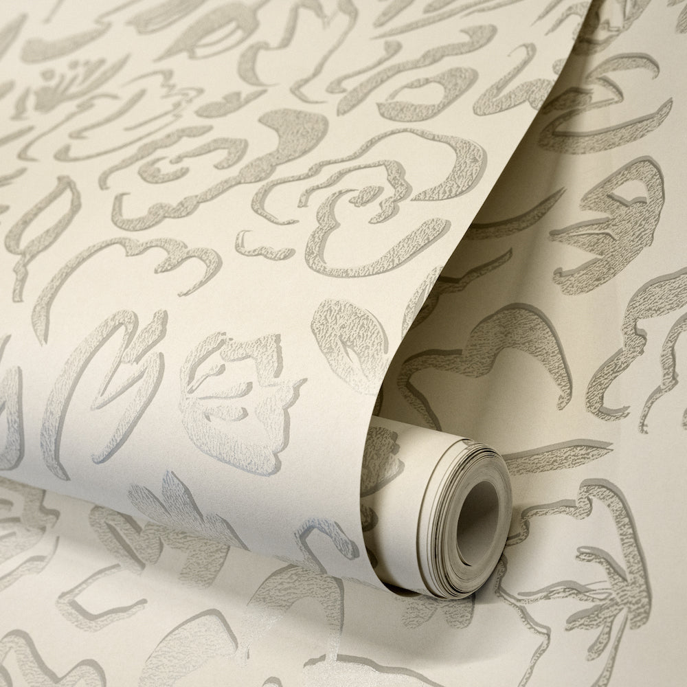 Salt & Pepper - Fiore botanical wallpaper Hohenberger    
