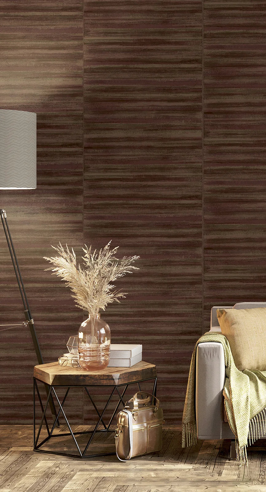 Green Textum Textum - Fabric Wallpaper – eurowalls™
