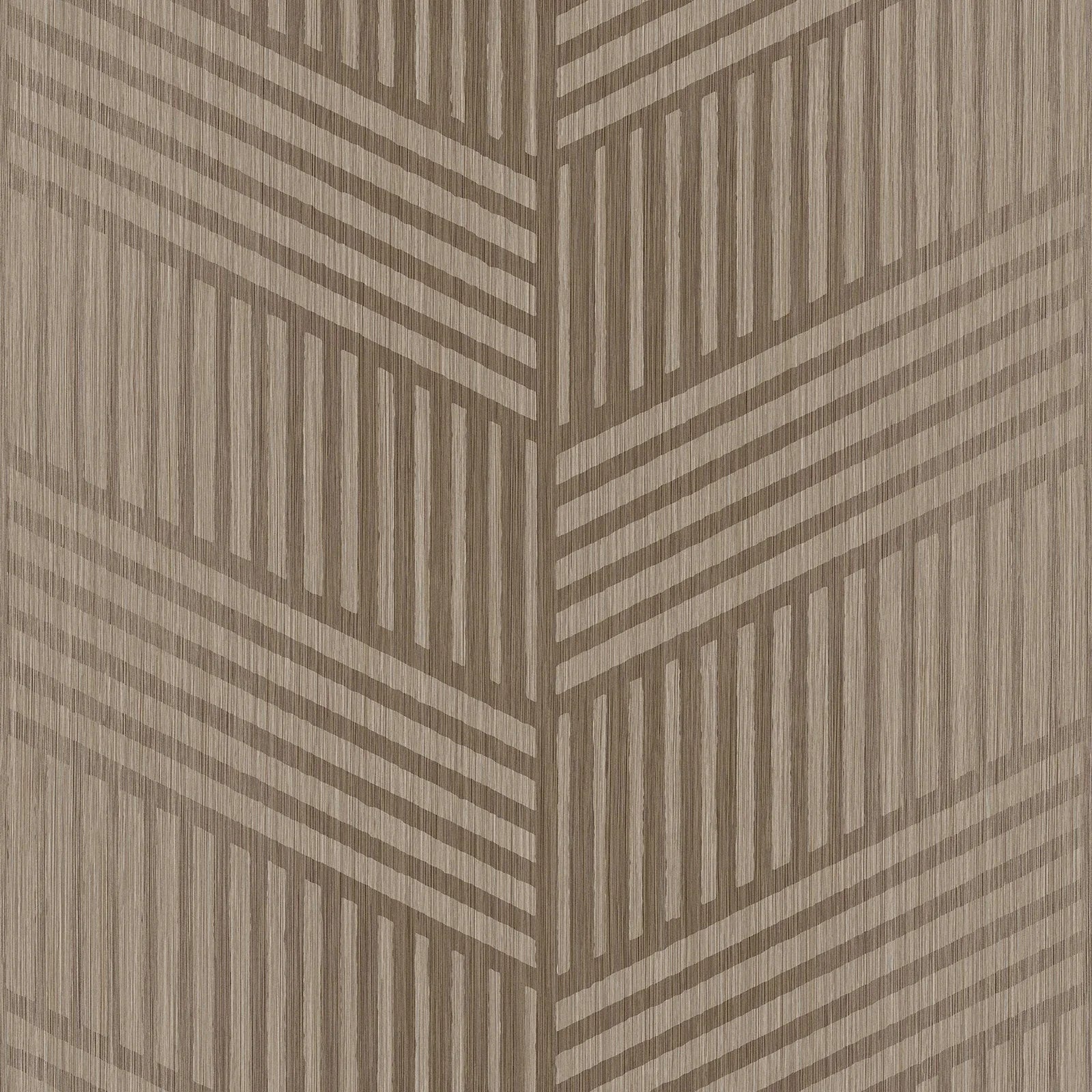 Textum - Vivere textile wallpaper Parato Roll Brown 24484