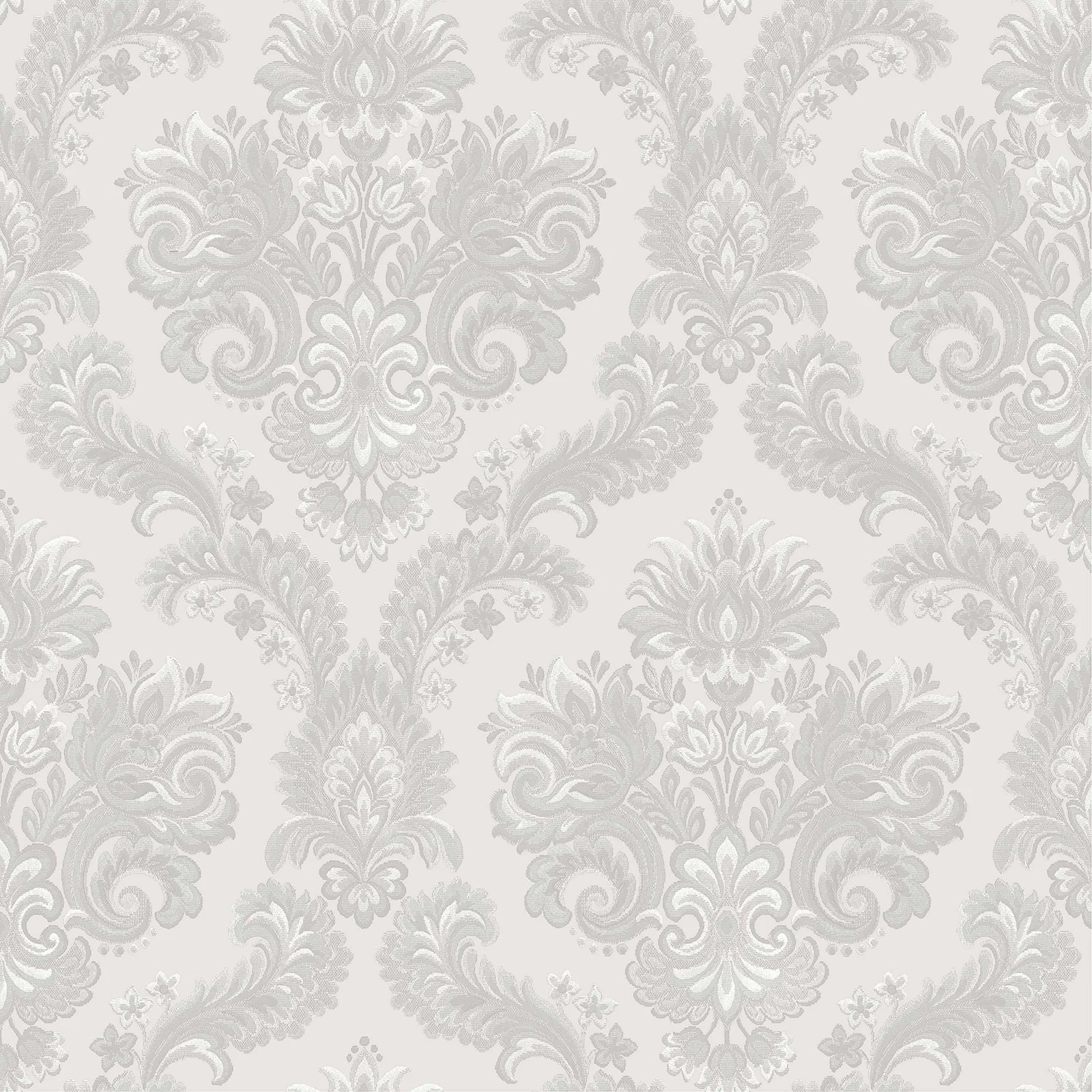 Thema - Regal damask wallpaper Parato Roll Grey 28821