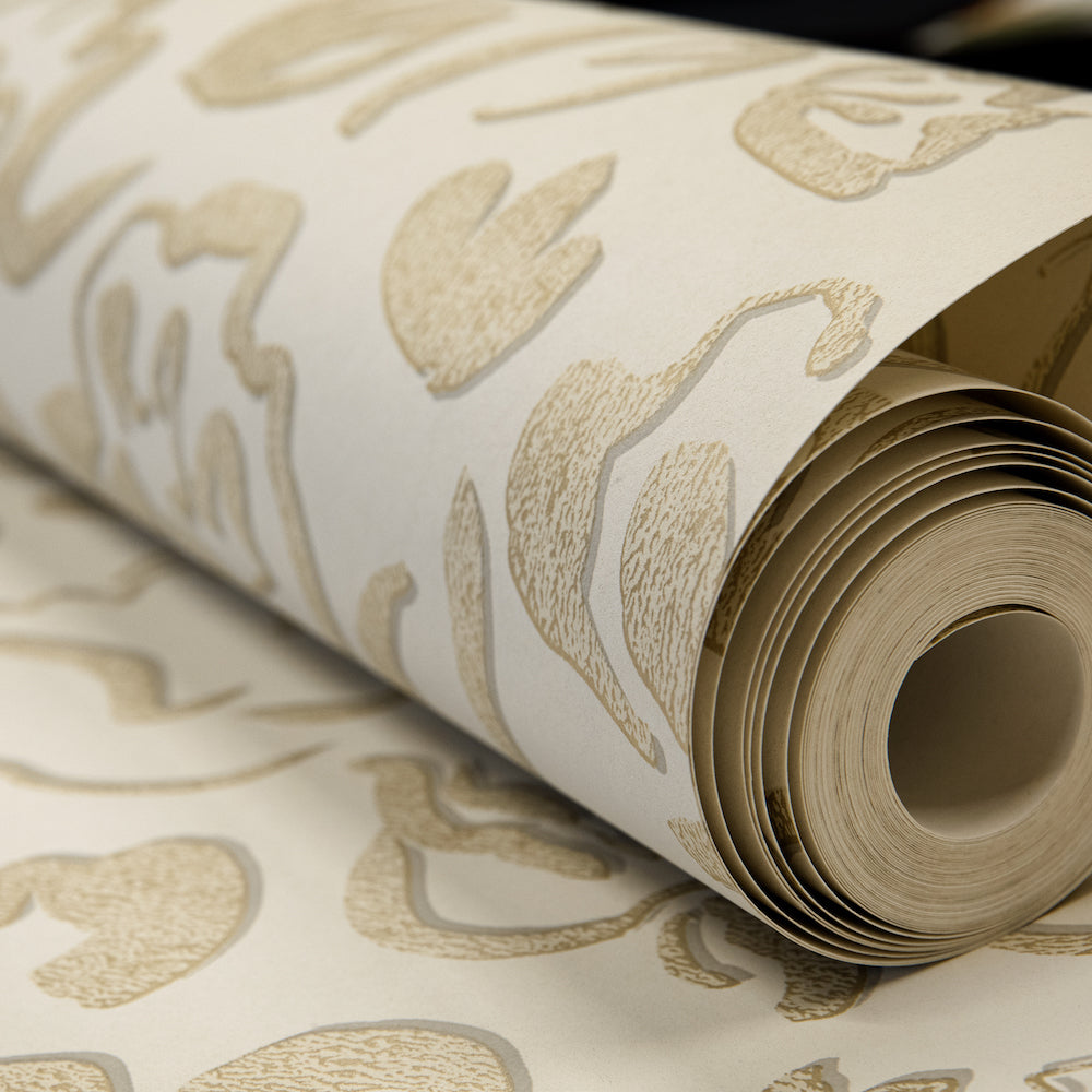 Salt & Pepper - Fiore botanical wallpaper Hohenberger    
