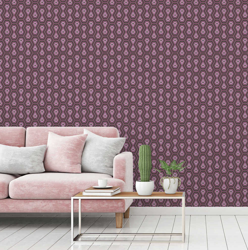 Jungle Chic - Tropical Geometrics geometric wallpaper AS Creation    