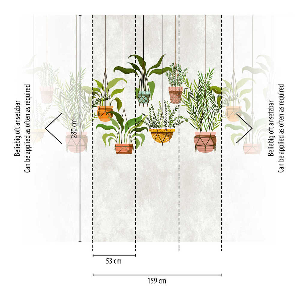 The Wall - Hanging Plants smart walls AS Creation    