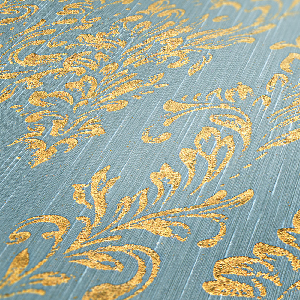 Metallic Silk textile wallpaper AS Creation    