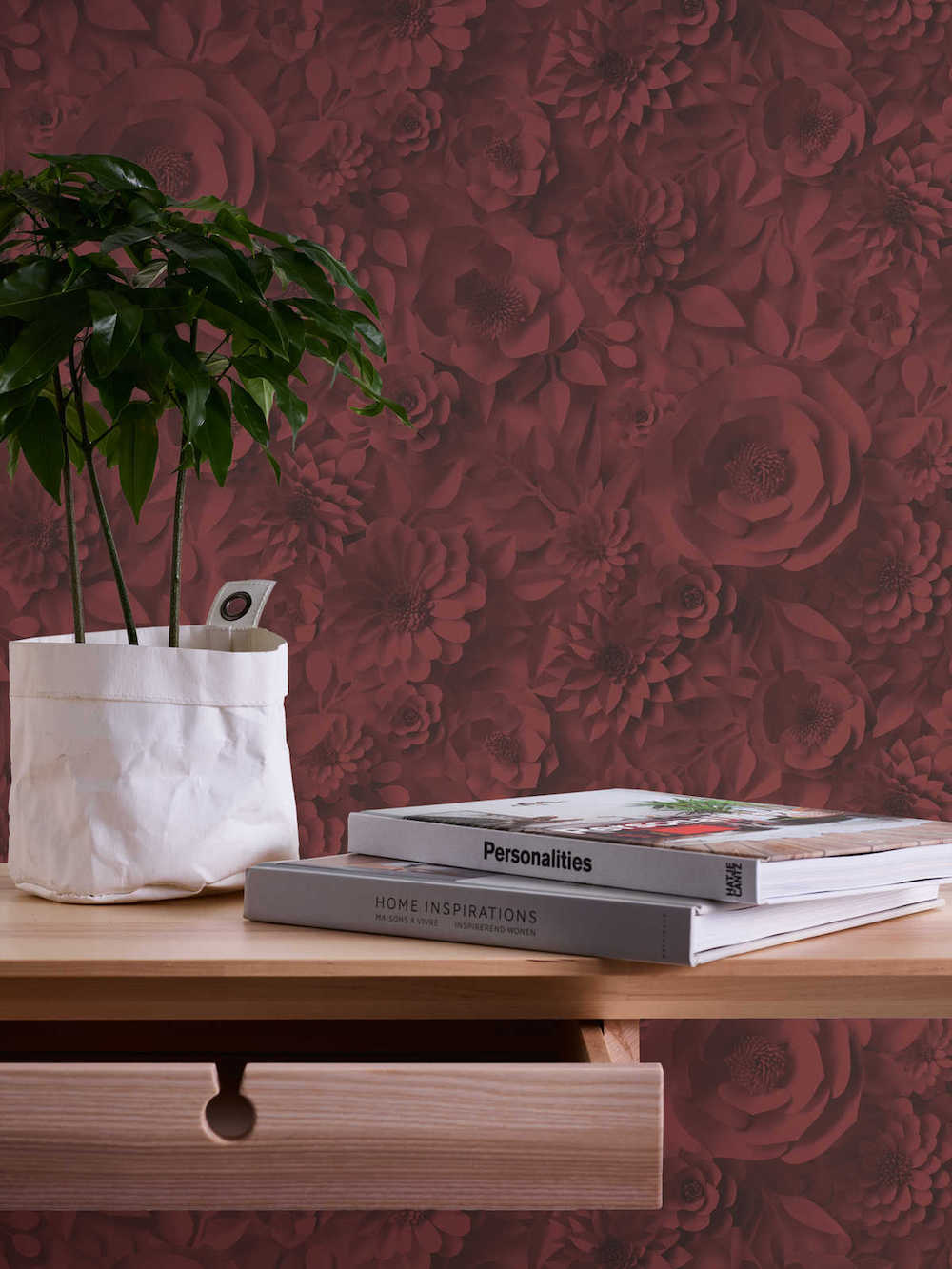 Pint Walls -  3D Effect Roses botanical wallpaper AS Creation    