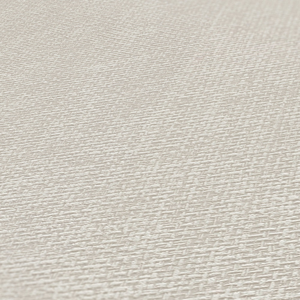 Hygge 2 - Wider Grasscloth Look plain wallpaper AS Creation    