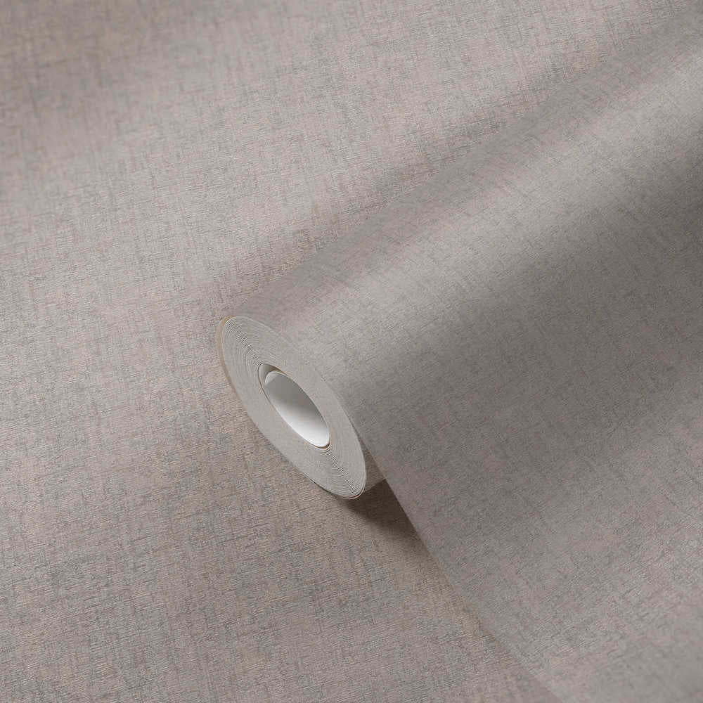 Hygge 2 -  Linen Structure plain wallpaper AS Creation    