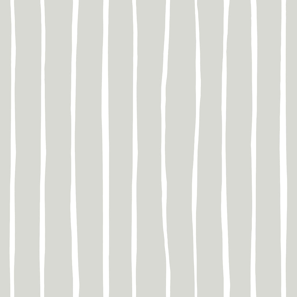 Mondo Baby - Wavy Stripe kids wallpaper Parato Roll Grey  13071