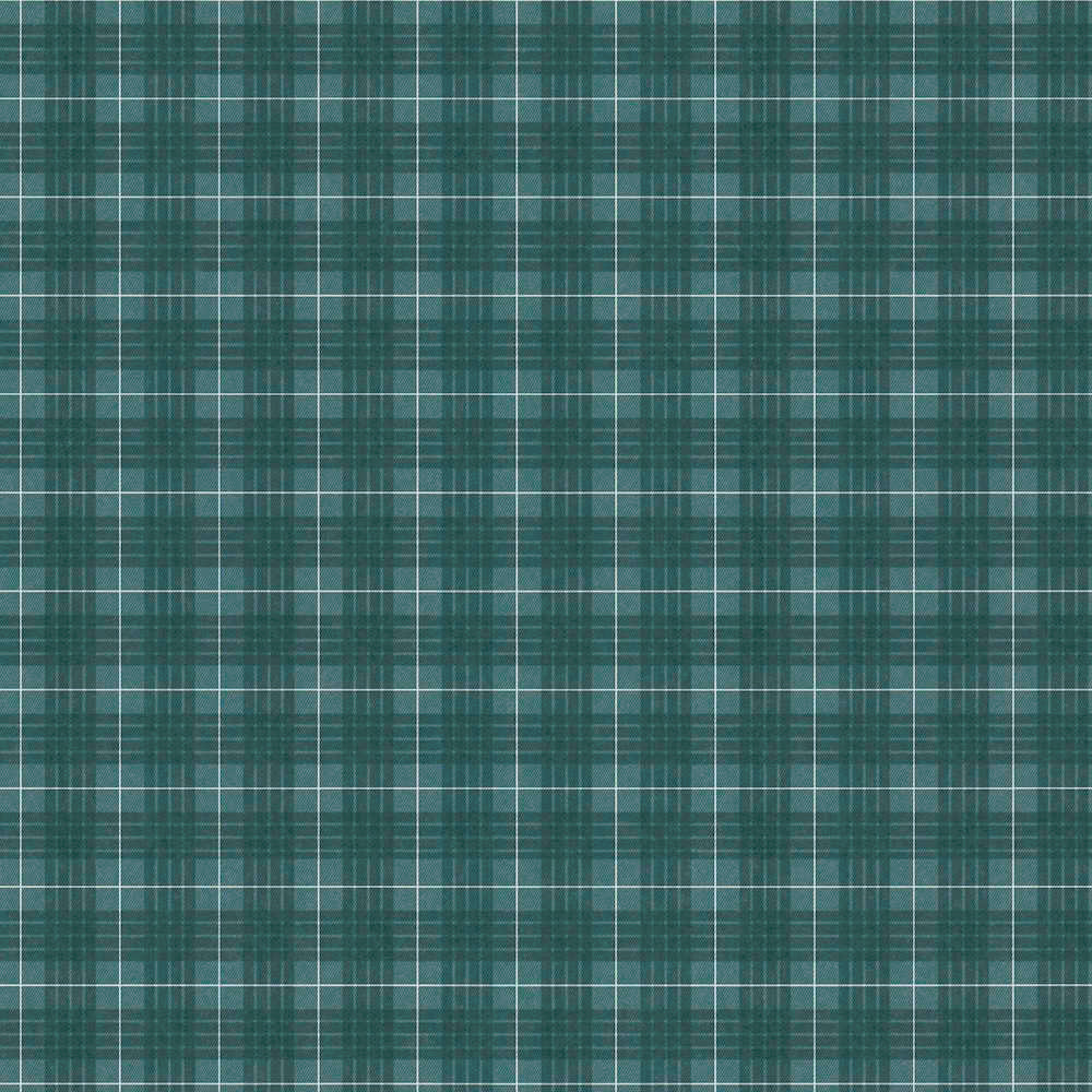 Art of Eden - Checkered Flannel geometric wallpaper AS Creation Roll Green  390644