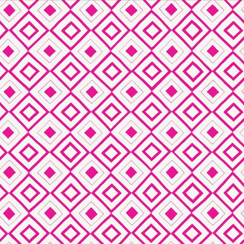 #FAB - Diamonds kids wallpaper Esta Roll Pink  138862