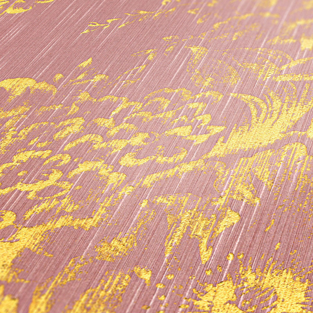 Metallic Silk textile wallpaper AS Creation    