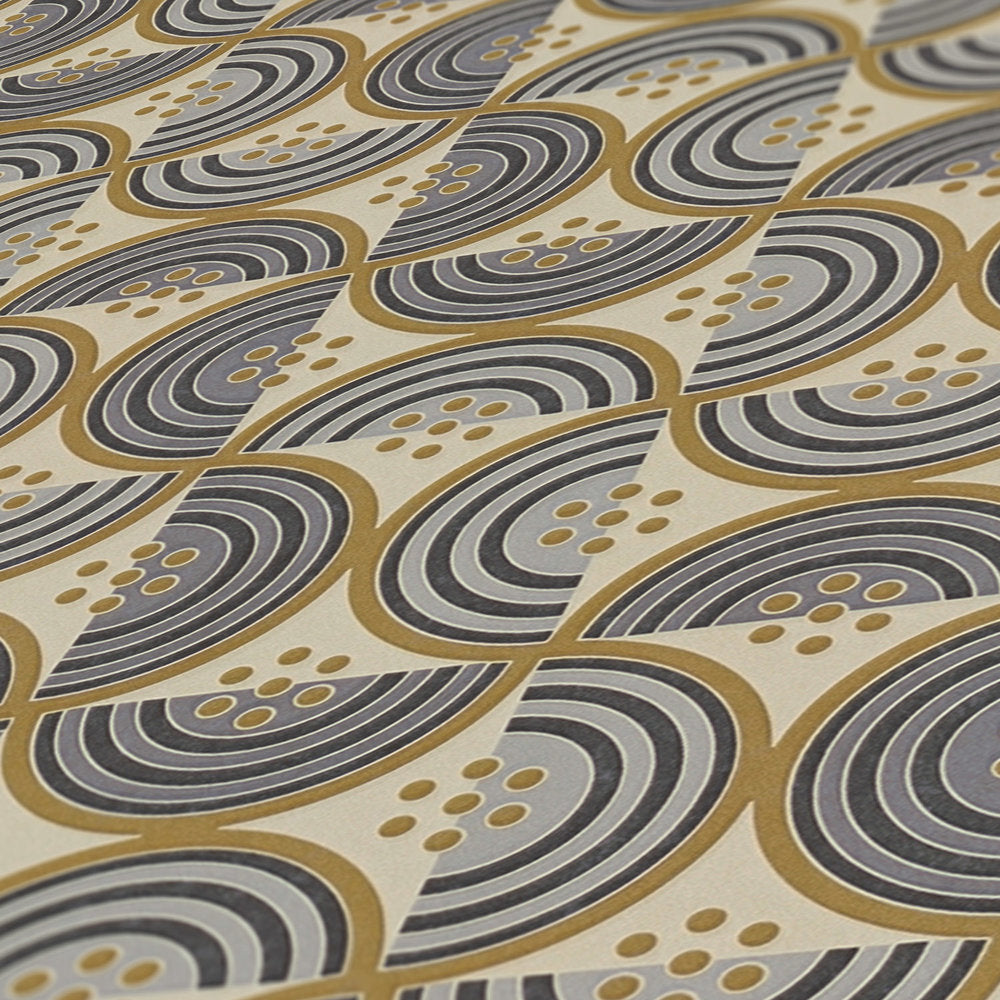 Art of Eden - Semicircles art deco wallpaper AS Creation    