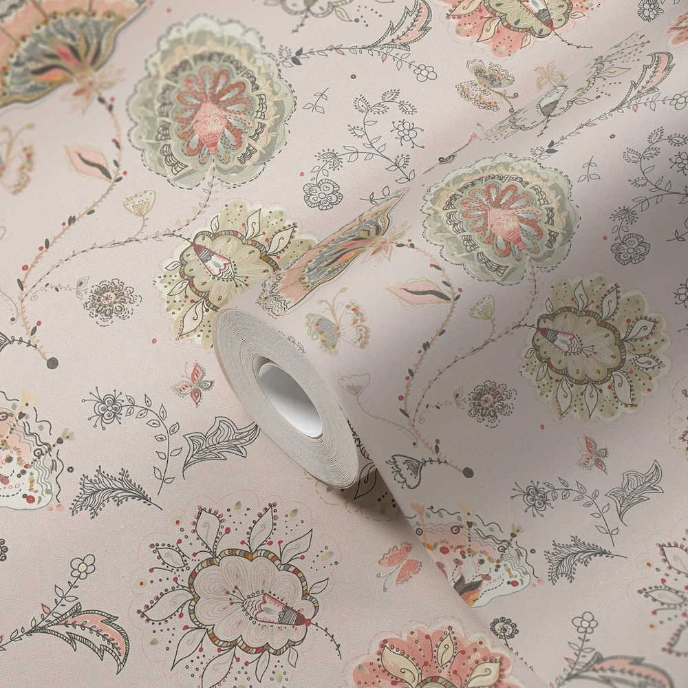 House of Turnowsky - Funky Floral  Leaves botanical wallpaper AS Creation    