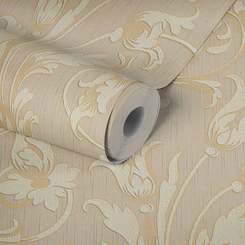 Tessuto - Embossed Filigree textile wallpaper AS Creation    