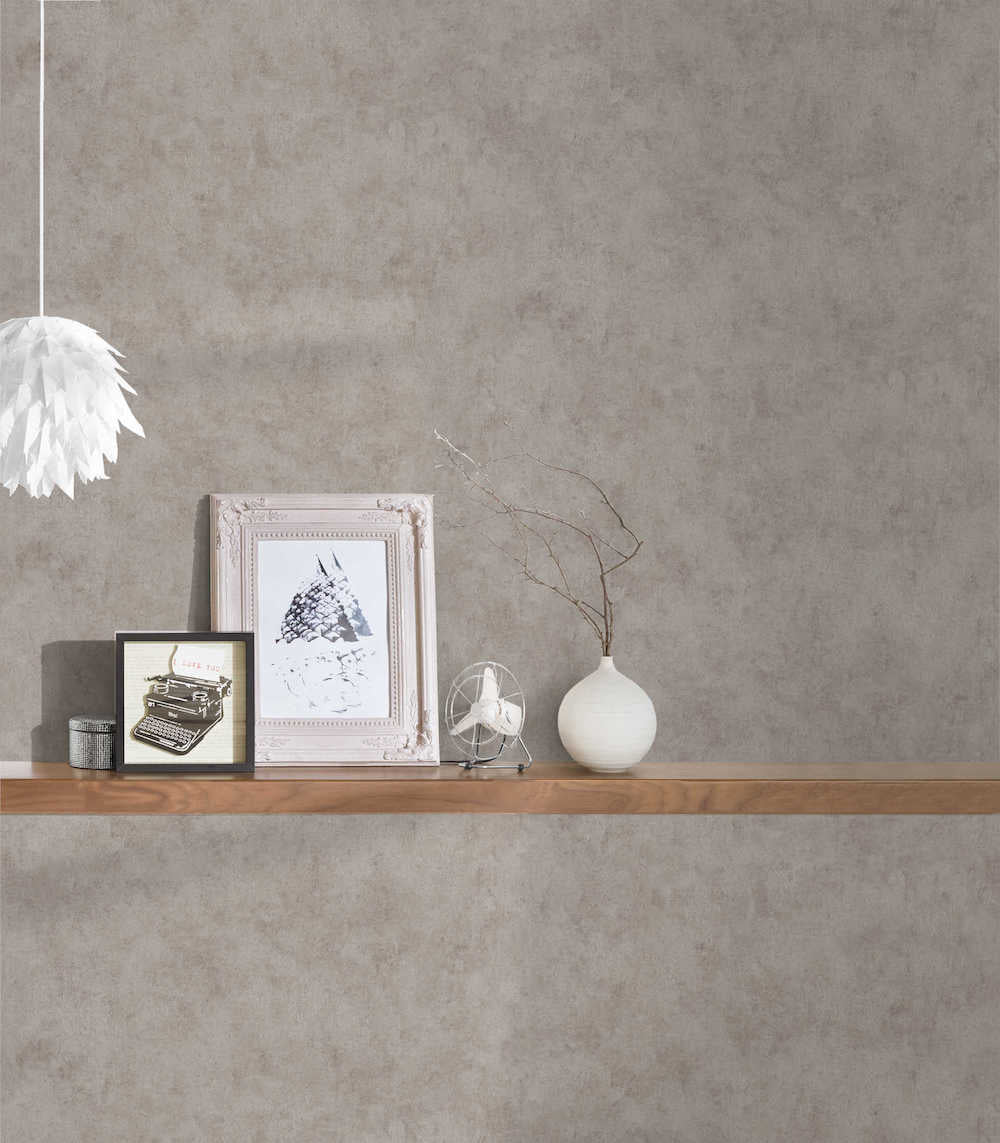 Industrial Elements - Weathered Concrete plain wallpaper AS Creation    