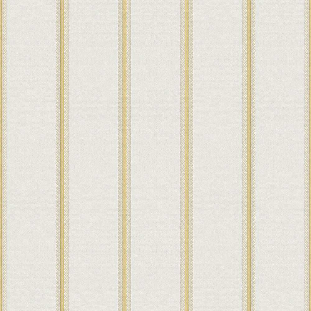 Vintage - Pin Stripe stripe wallpaper Parato Roll Beige  25763