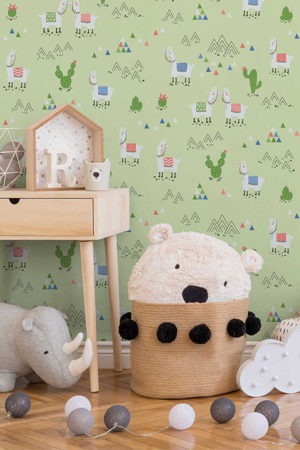 Boys & Girls 6 - Alpaca & Cactus kids wallpaper AS Creation    