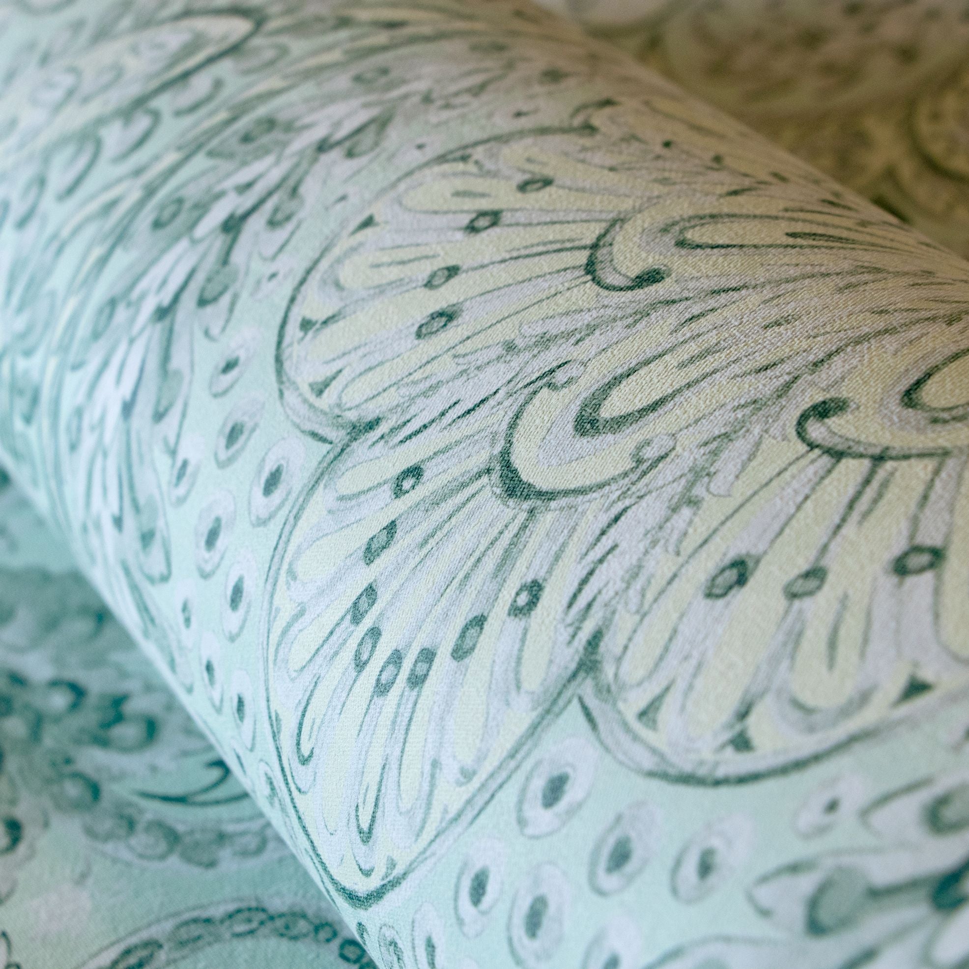 Tropical Dream  - Tahiti damask wallpaper Hohenberger    