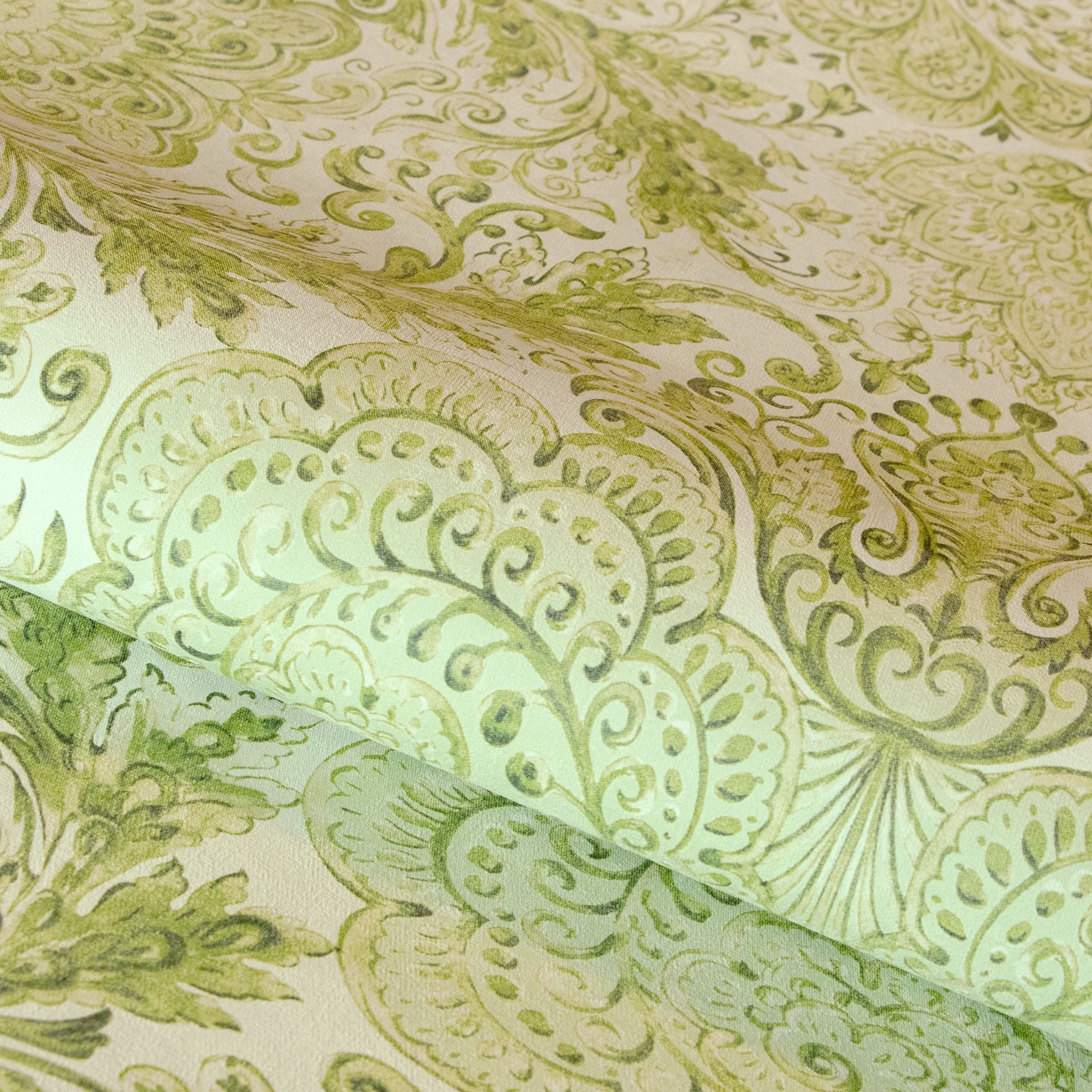 Tropical Dream  - Tahiti damask wallpaper Hohenberger    