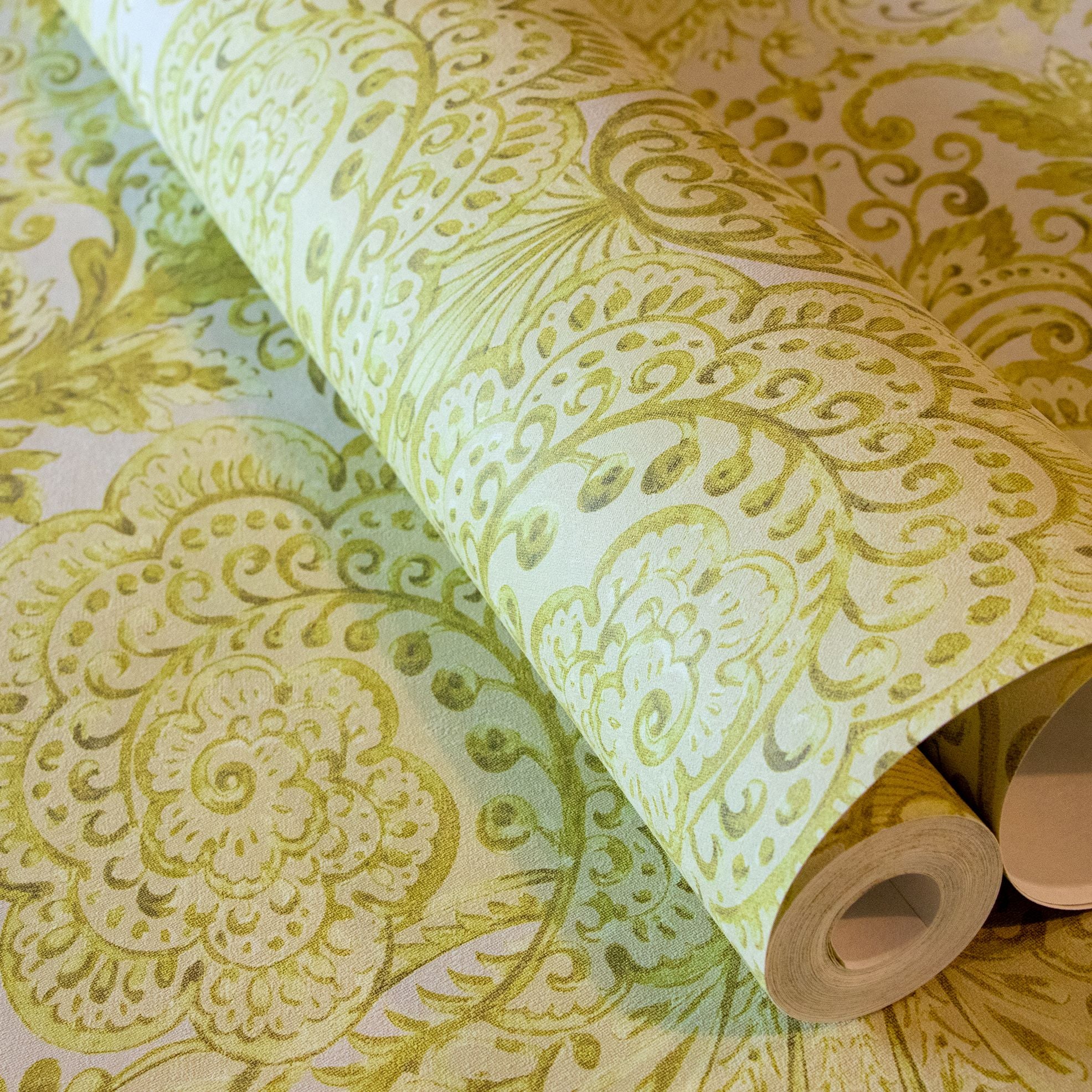 Tropical Dream  - Tahiti damask wallpaper Hohenberger    