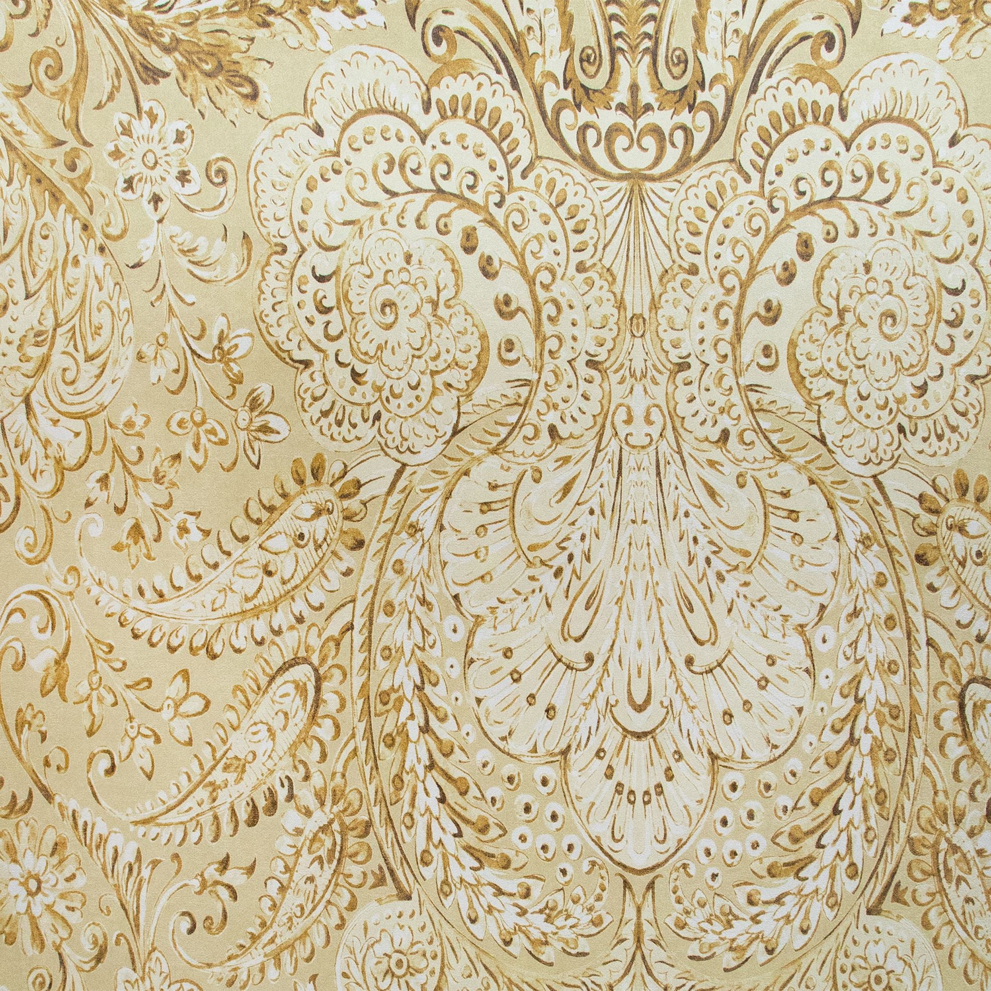 Tropical Dream  - Tahiti damask wallpaper Hohenberger Roll Orange  26704
