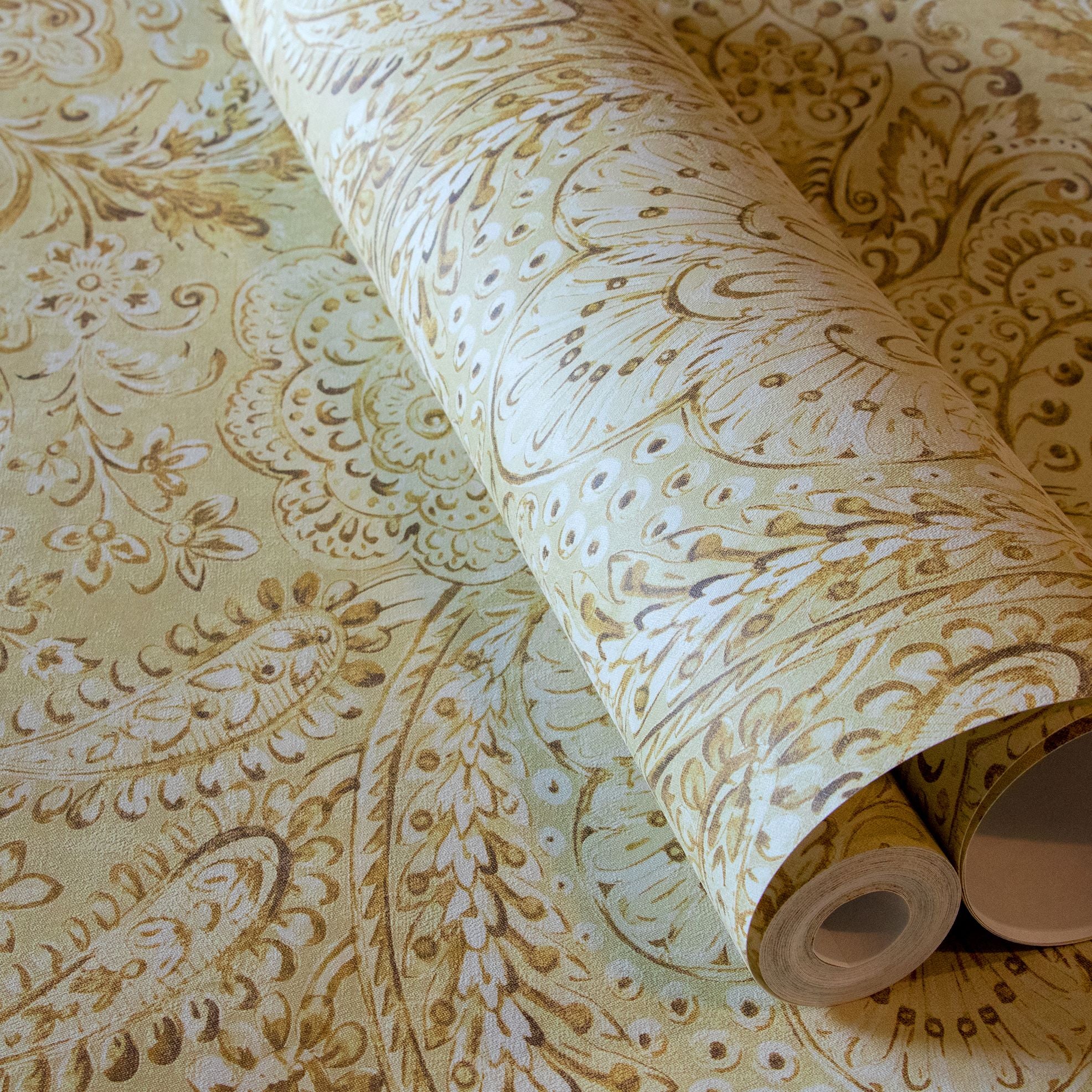 Tropical Dream  - Tahiti damask wallpaper Hohenberger    