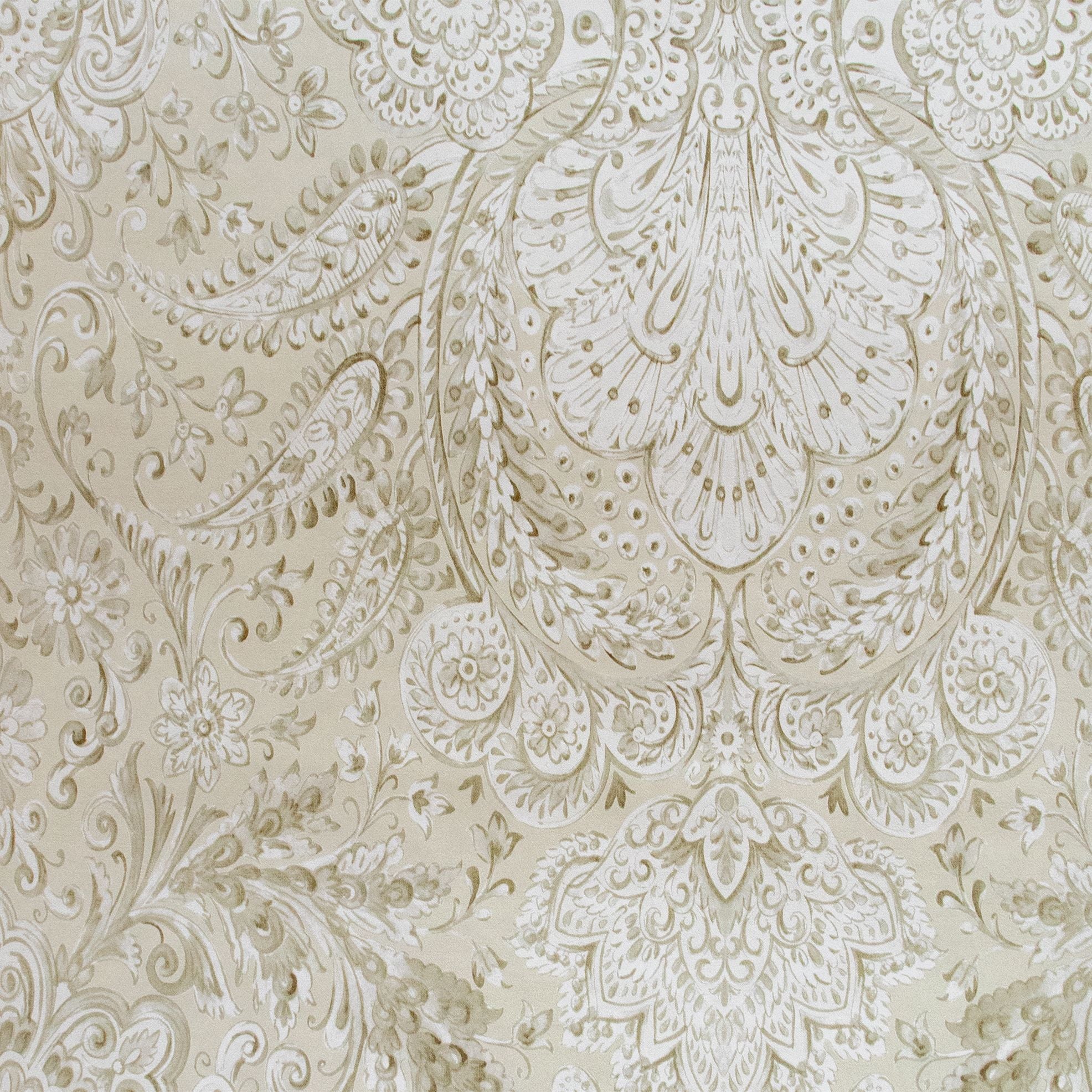 Tropical Dream  - Tahiti damask wallpaper Hohenberger Roll Cream  26705