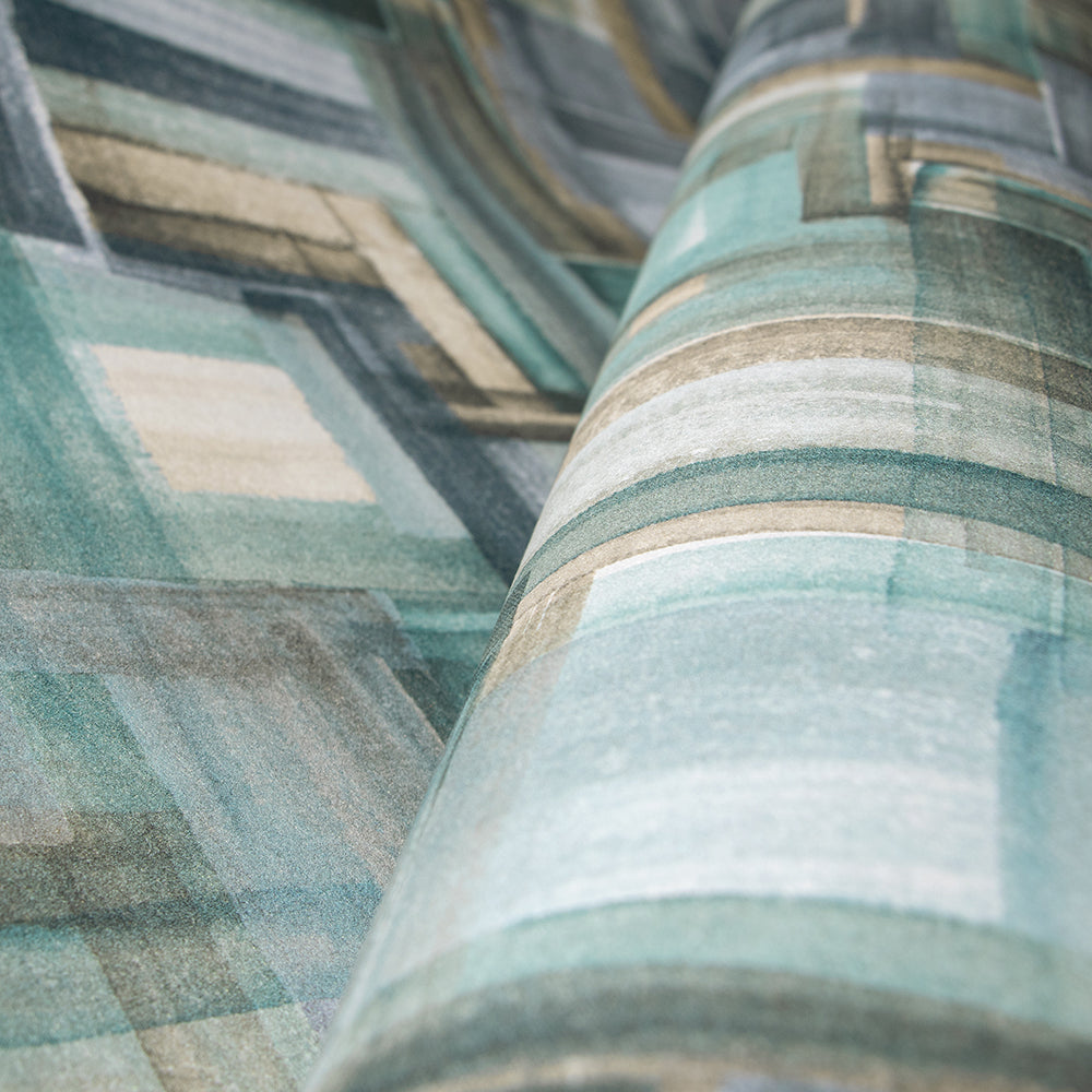 Crafted - Brush damask wallpaper Hohenberger    