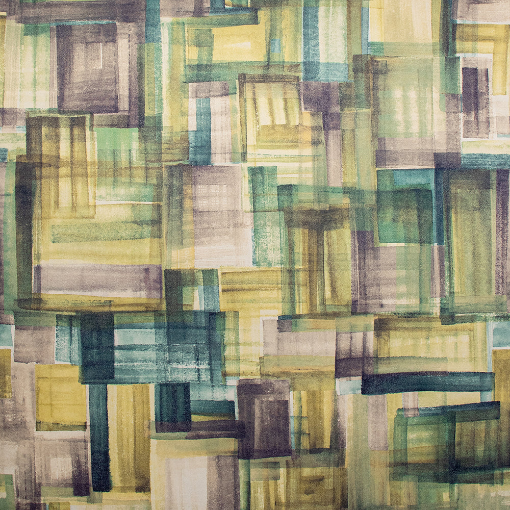 Crafted - Brush damask wallpaper Hohenberger Roll Green  26800-HTM