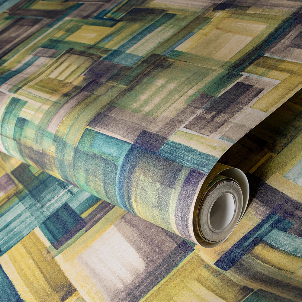 Crafted - Brush damask wallpaper Hohenberger    
