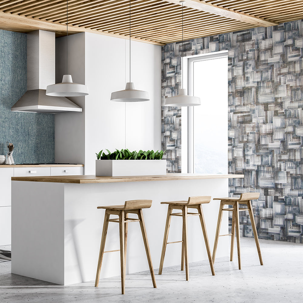Crafted - Brush damask wallpaper Hohenberger    