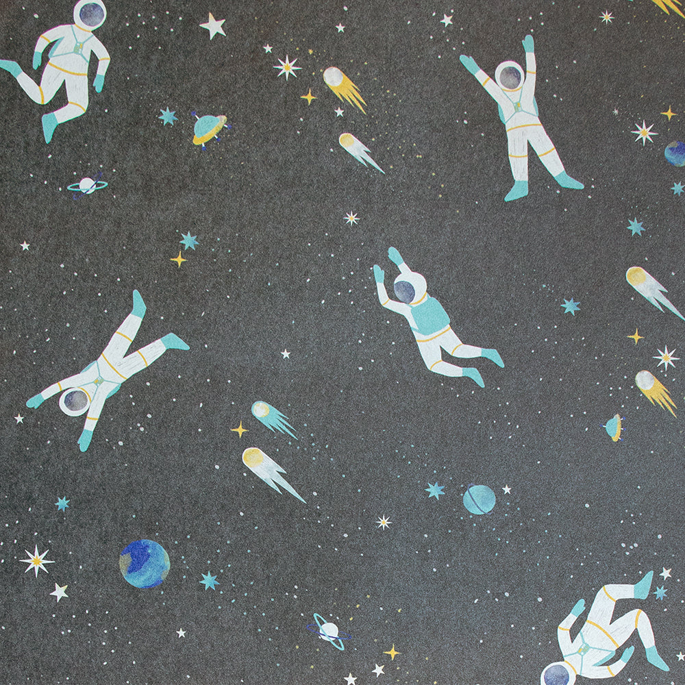 Great Kids - Space kids wallpaper Hohenberger Roll Dark Blue  26833-HTM