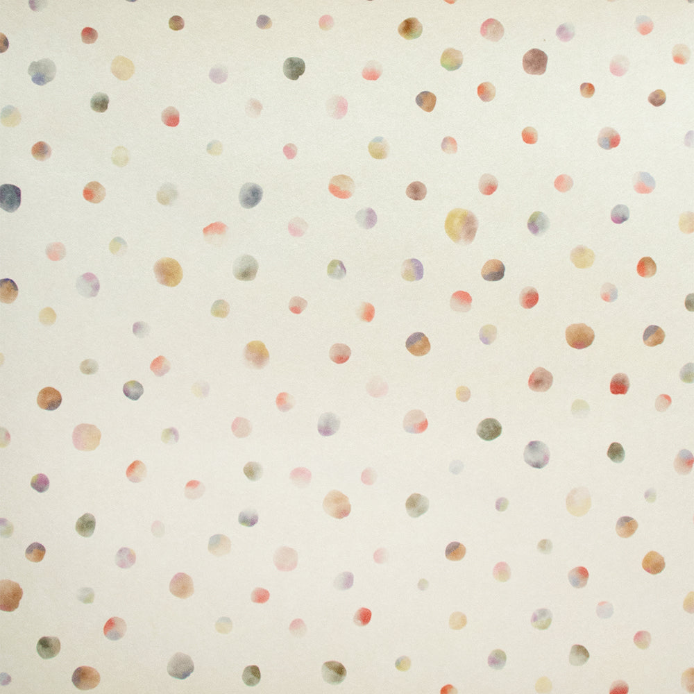 Great Kids - Watercolor Dots kids wallpaper Hohenberger Roll Dark Cream  26834-HTM