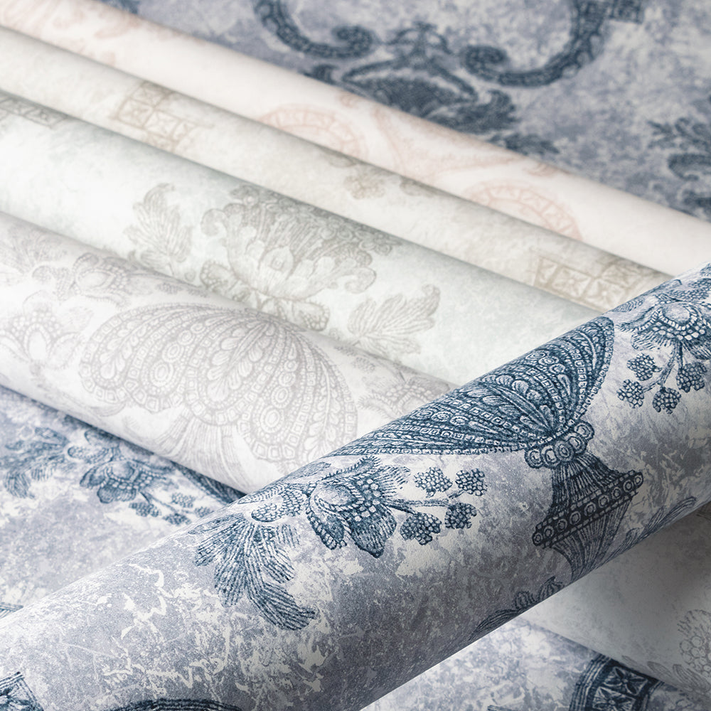 Azulejo - Porto  damask wallpaper Hohenberger    