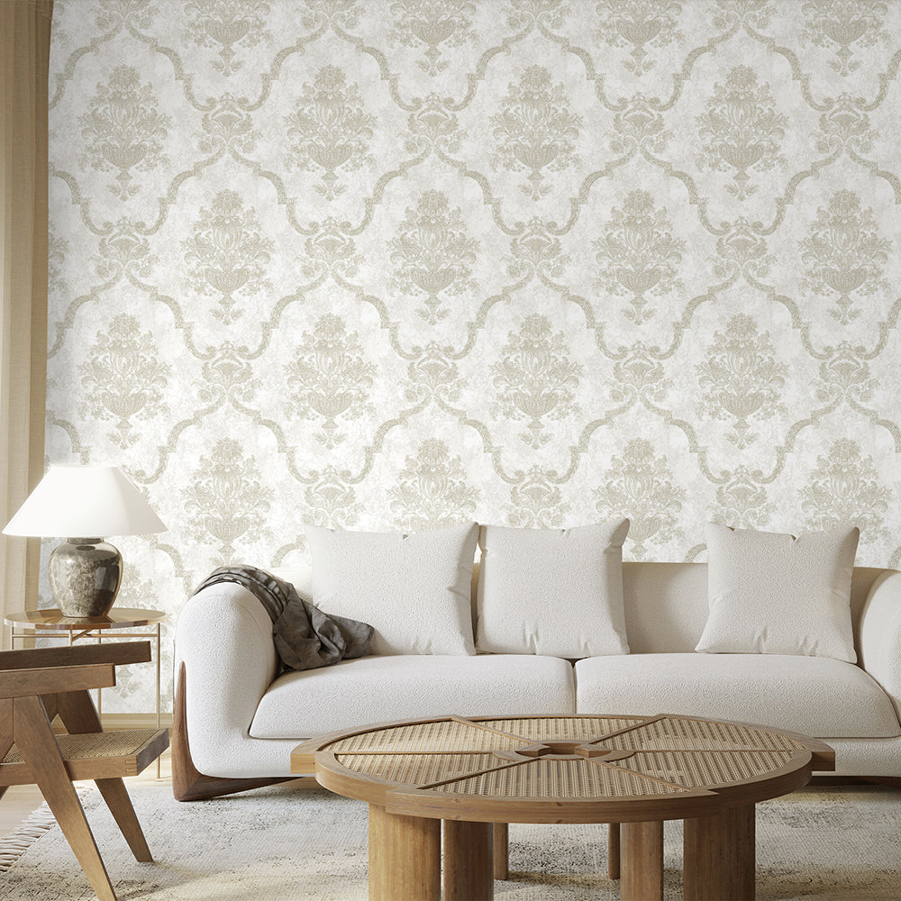 Azulejo - Porto  damask wallpaper Hohenberger    