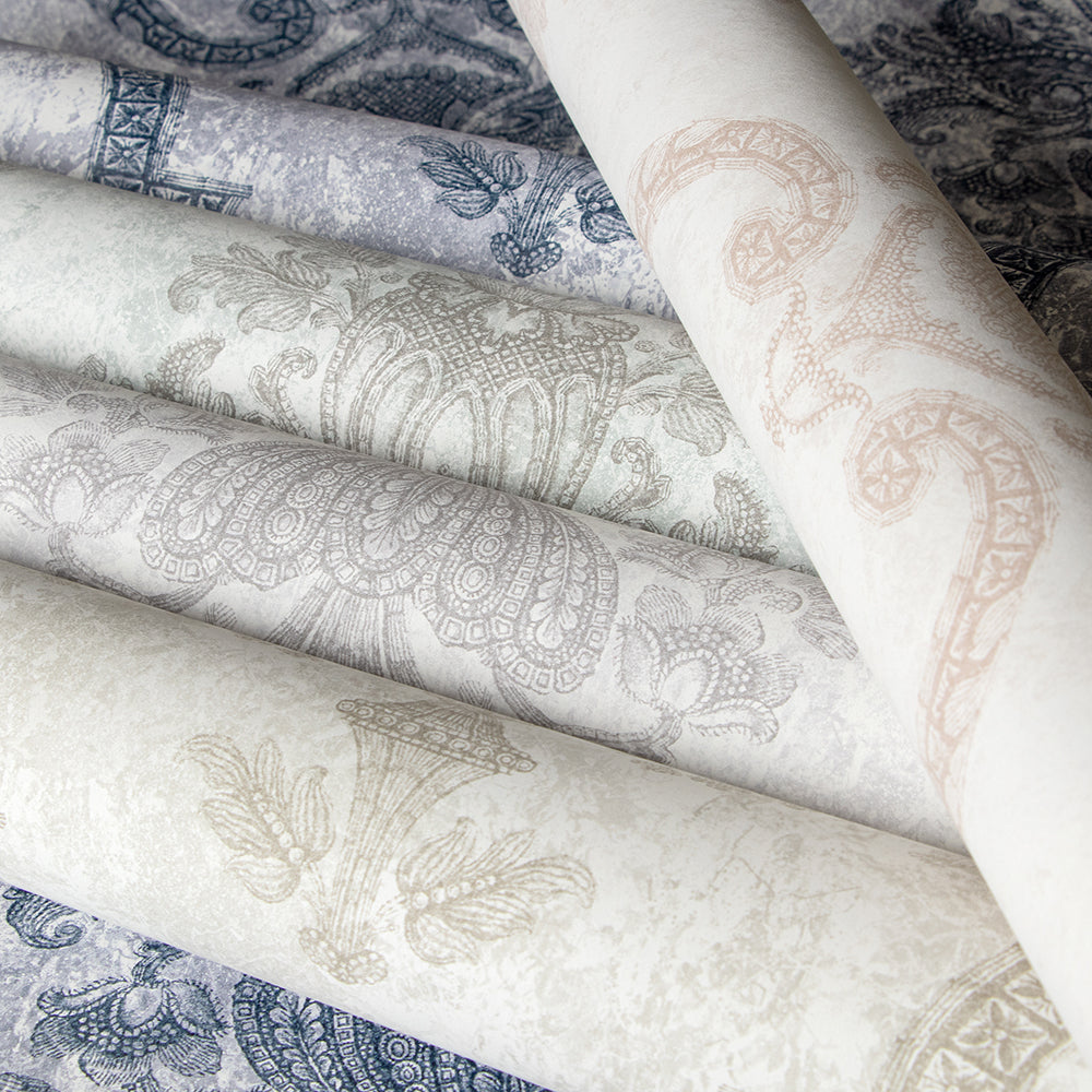Azulejo - Porto  damask wallpaper Hohenberger    