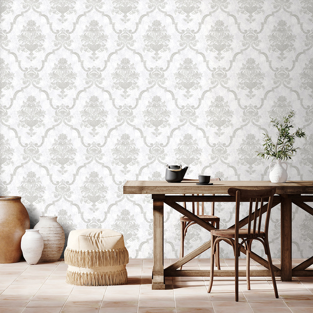 Azulejo - Porto  damask wallpaper Hohenberger    