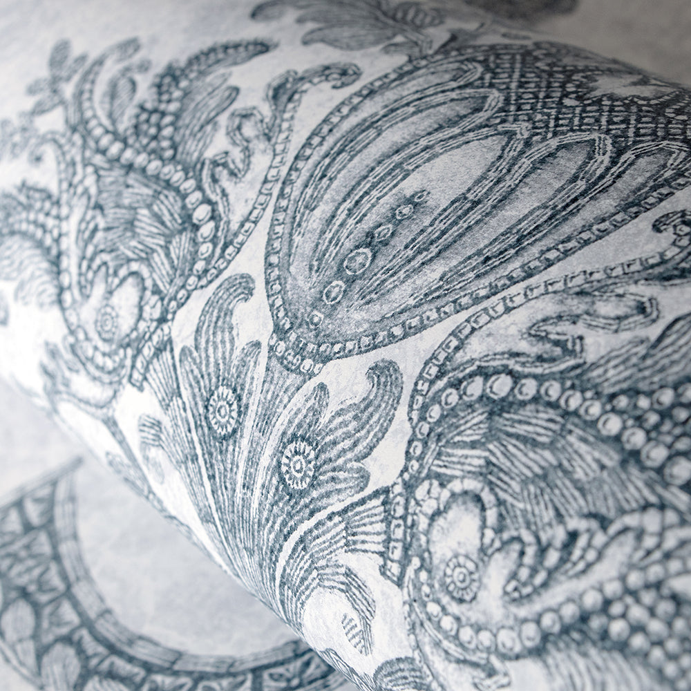 Azulejo - Porto  damask wallpaper Hohenberger    