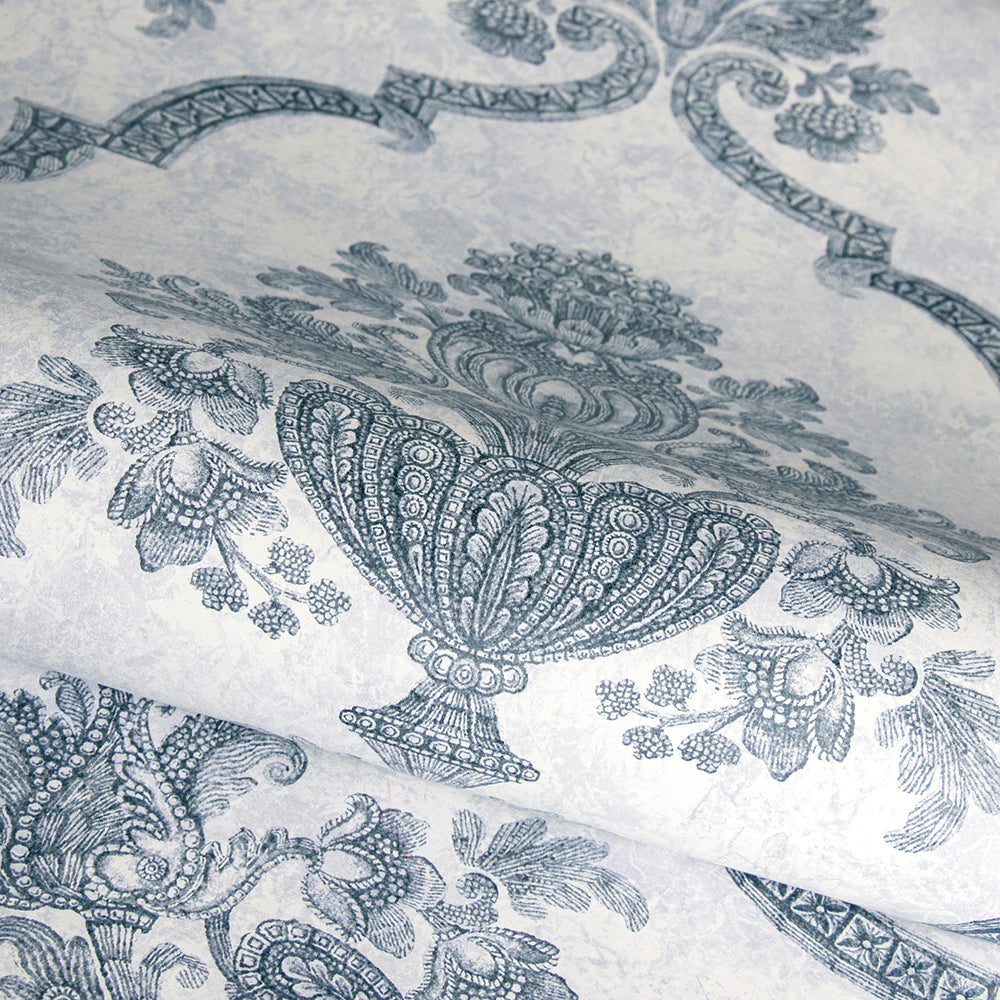 Azulejo - Porto  damask wallpaper Hohenberger    