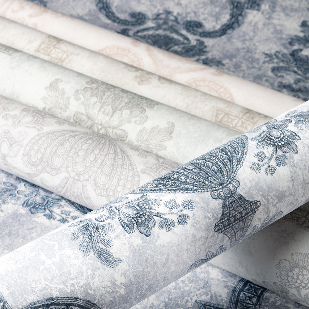 Azulejo - Porto  damask wallpaper Hohenberger    