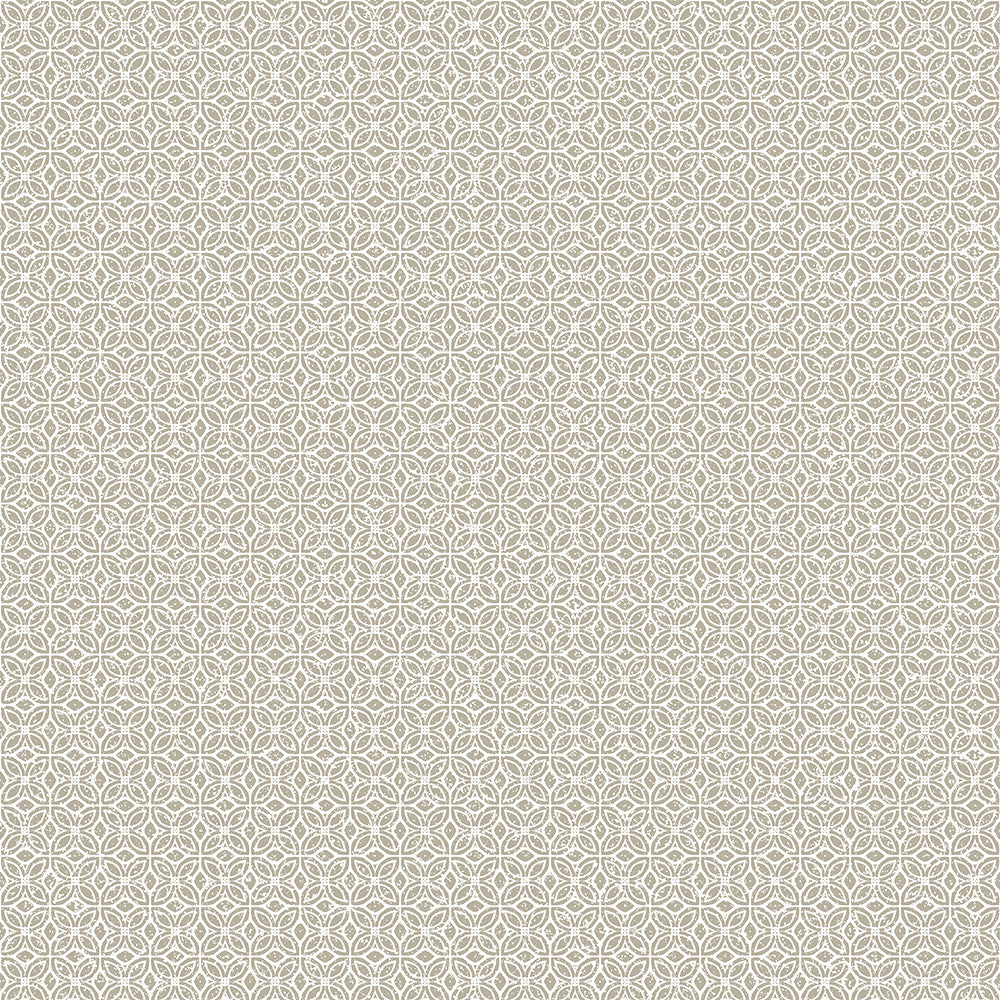 Azulejo - Sintra geometric wallpaper Hohenberger Roll Taupe  26878-HTM