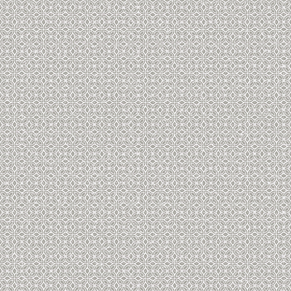 Azulejo - Sintra geometric wallpaper Hohenberger Roll Grey  26881-HTM